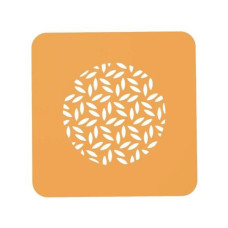 Кондитерський килимок Silikomart для декорування "Лист" d 100 мм h 1 мм 2 шт (STENCIL FOGLIA)