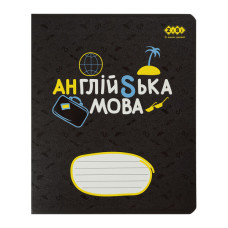 Зошит ZiBi предметний BLACK, 36 аркушів, клітинка, англійська (ZB.1730-01)