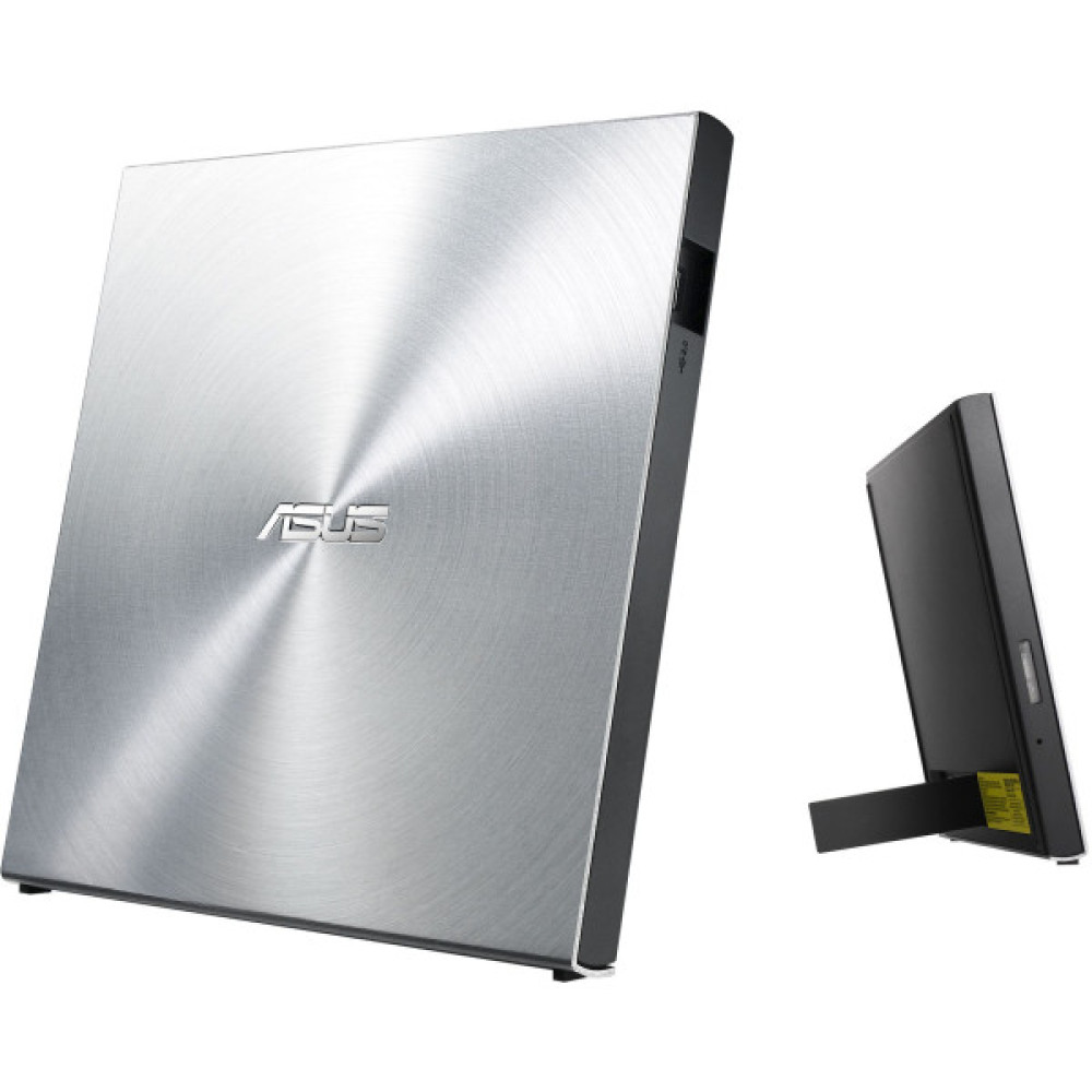Привід оптичний портативний ASUS SDRW-08U5S-U DVD+-R/RW burner USB2.0 срібло Retail Box Slim