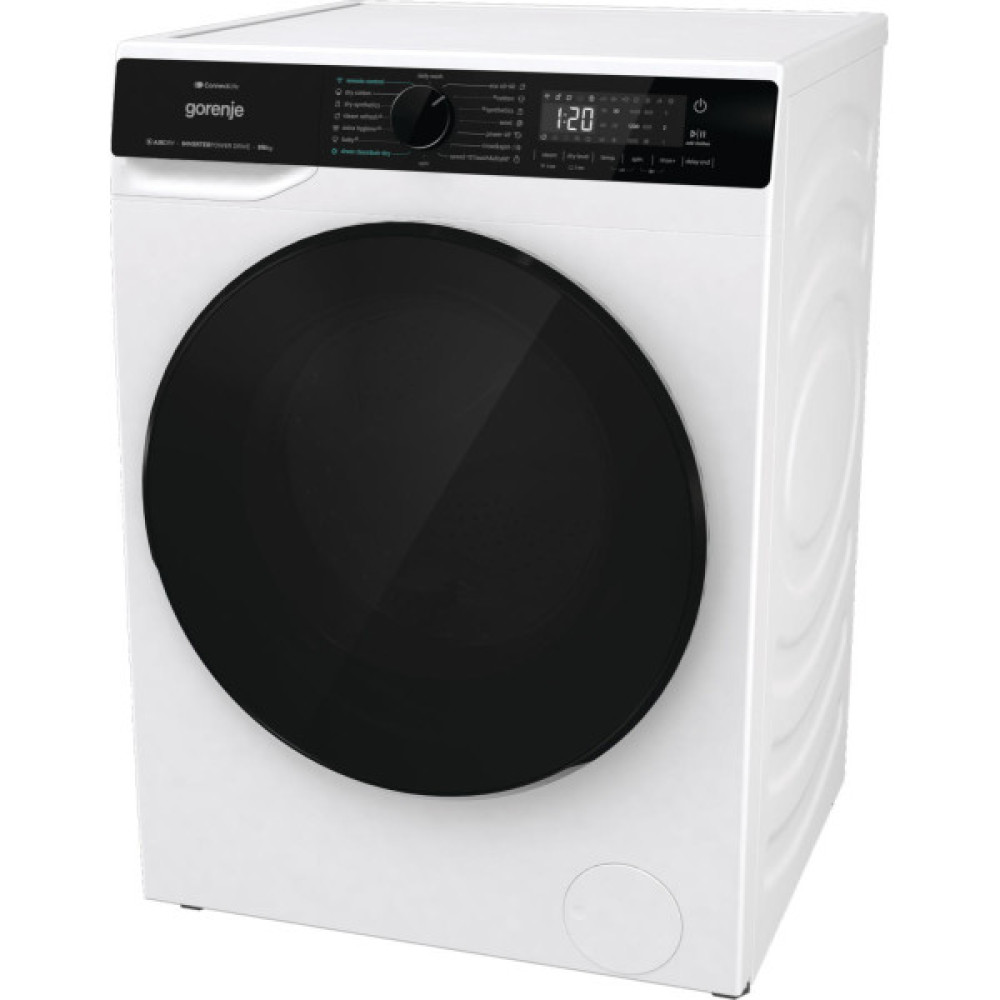 Прально-сушильна машина Gorenje фронтальна, 9(6)кг, 1400, A+, 55см, дисплей, інвертор, Wi-Fi, білий