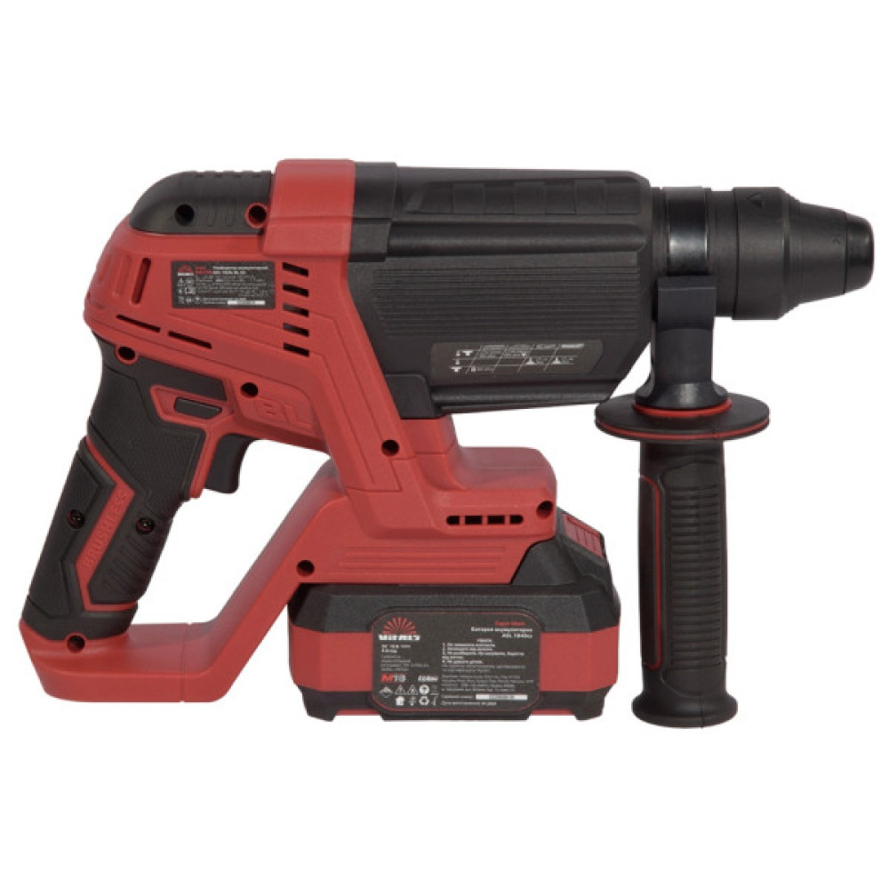 Перфоратор Vitals Master, ARa 1826c BL Kit, 18V, 4Ah, 2.6J, 0-3000уд/хв, 0-950об/хв, IP21, ЗП, кейс (243624)