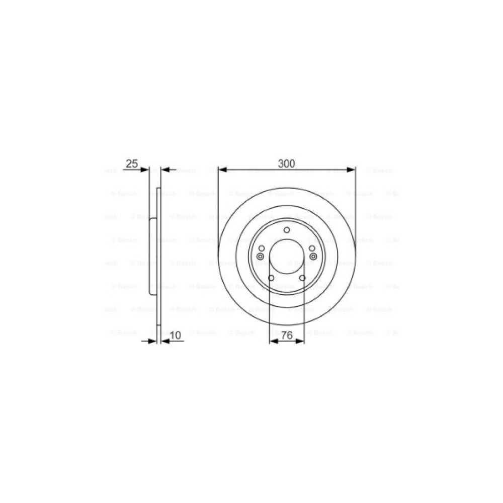 Гальмівний диск Bosch 0 986 479 A46