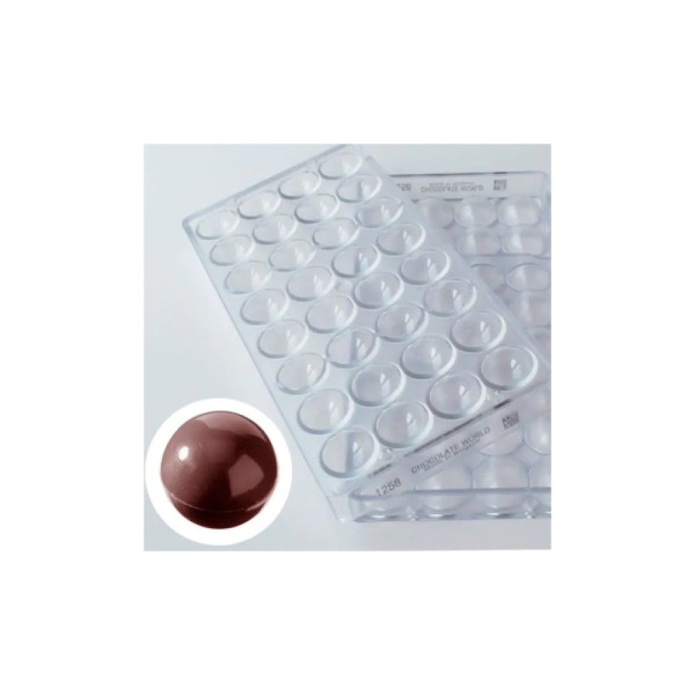 Форма для шоколаду Chocolate World Сфера d 27 мм 2 x 6 г 32 шт (1258 CW)
