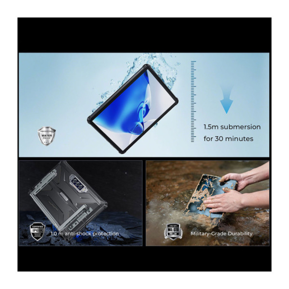 Планшет OUKITEL RT7 10.1" 5G TITAN 12/512GB NFC LTE Black (6941749837233)