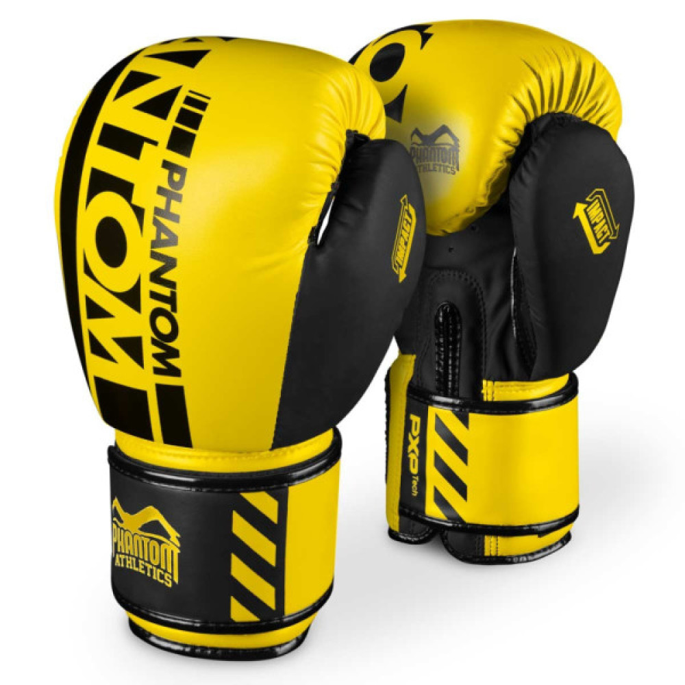Боксерські рукавички Phantom APEX Neon Yellow 14 унцій (PHBG2885-14)