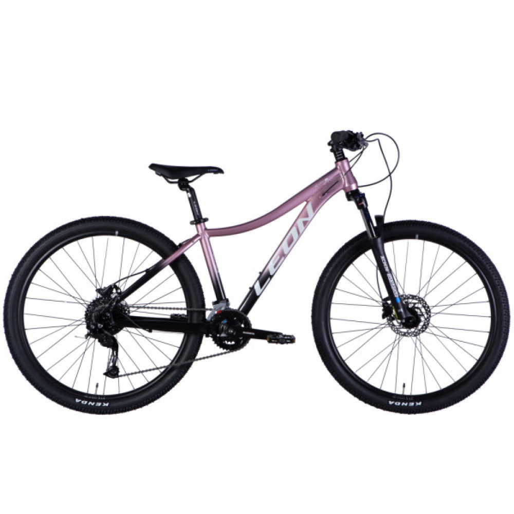 Велосипед Leon 27,5" XC LADY 80 HDD рама-16" AL 2025 рожевий з чорним (OPS-LN-27,5-009)