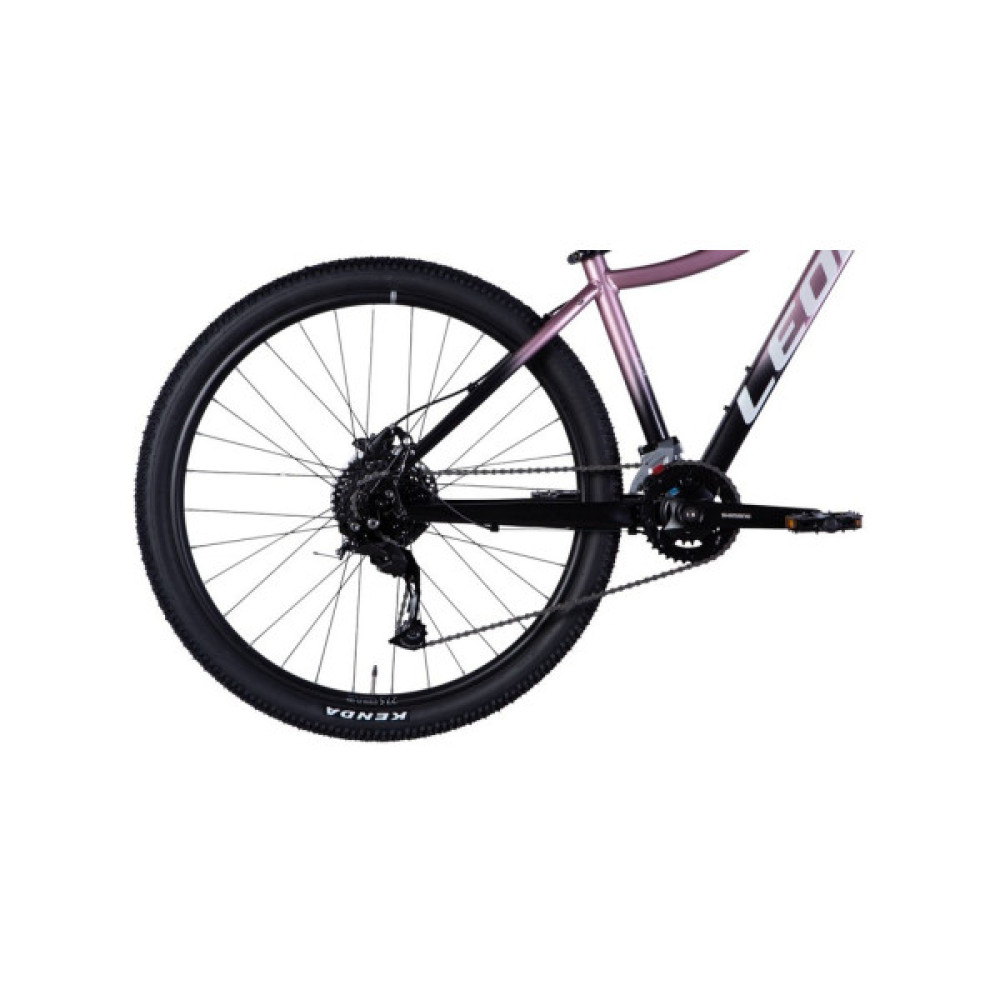 Велосипед Leon 27,5" XC LADY 80 HDD рама-16" AL 2025 рожевий з чорним (OPS-LN-27,5-009)