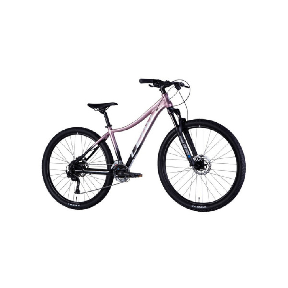 Велосипед Leon 27,5" XC LADY 80 HDD рама-16" AL 2025 рожевий з чорним (OPS-LN-27,5-009)
