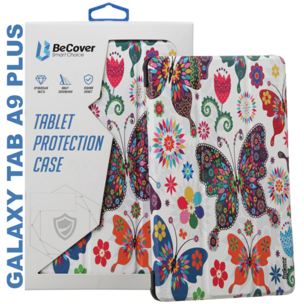 Чохол до планшета BeCover Smart Case Samsung Tab A9 Plus SM-X210/SM-X215/SM-X216 11.0" Butterfly (710312) Чохол до планшета BeCover Smart Case Samsung Tab A9 Plus SM-X210/SM-X215/SM-X216 11.0" Butterfly (710312)