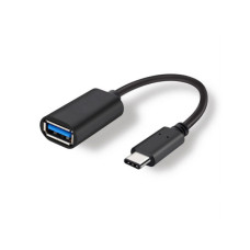 Дата кабель OTG USB 3.0 AF to USB-C 0.15m Atcom (11310)