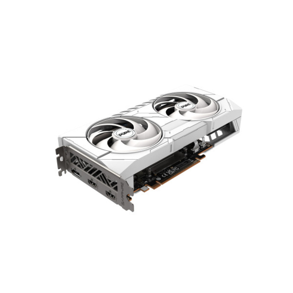 Відеокарта SAPPHIRE Radeon RX 9060 XT 16GB GDDR6 PURE GAMING OC білий
