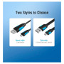 Дата кабель USB 2.0 AM to Micro 5P 0.5m Black VENTION (VAS-A08-B050)