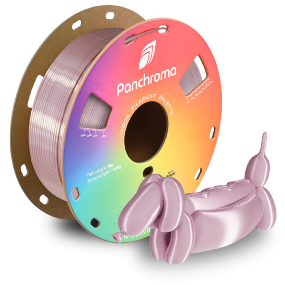 Пластик для 3D-принтера Polymaker PLA PANCHROMA SILK 1,75mm 1kg ROSE GOLD (CA03017)
