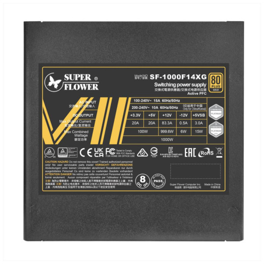 Блок живлення Super Flower 1000W LEADEX VII GOLD (SF-1000F14XG)