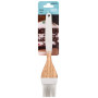 Пензлик кулінарний Ardesto Tasty Baking, 22.3см, силікон, дерево, сірий світлий (AR1561G)