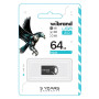 USB флеш накопичувач Wibrand 64GB Hawk Black USB 2.0 (WI2.0/HA64M1B) USB флеш накопичувач Wibrand 64GB Hawk Black USB 2.0 (WI2.0/HA64M1B)