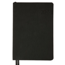 Тижневик Leo planner А5 датований 2026 "Boss", м'який, чорний, 368 сторінок (252634)