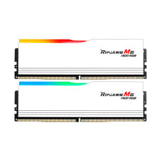 Модуль пам'яті для комп'ютера DDR5 48GB (2x24GB) 6000 MHz Ripjaws M5 Neo RGB Matte White G.Skill (F5-6000J3036F24GX2-RM5NRW)