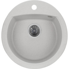 Мийка кухонна GRANADO RONDA gris з сифоном (470*490mm.) (gr2208)