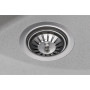 Мийка кухонна GRANADO RONDA gris з сифоном (470*490mm.) (gr2208)