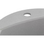 Мийка кухонна GRANADO RONDA gris з сифоном (470*490mm.) (gr2208)