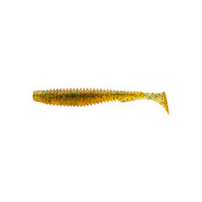 Силікон рибальський FishUP U-Shad 2.5" 036 - Caramel/Green&Black (9шт/уп) (1862.02.90)