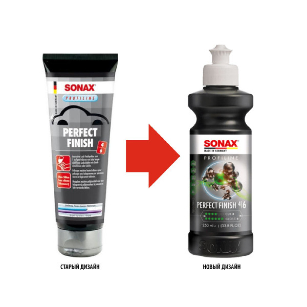 Автополіроль Sonax PROFILINE Perfect Finish 4-6 250 мл (224141) Автополіроль Sonax PROFILINE Perfect Finish 4-6 250 мл (224141)