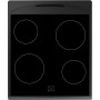 Плита Hansa електрична склокерамічна, 50х60см, 65л, чорний