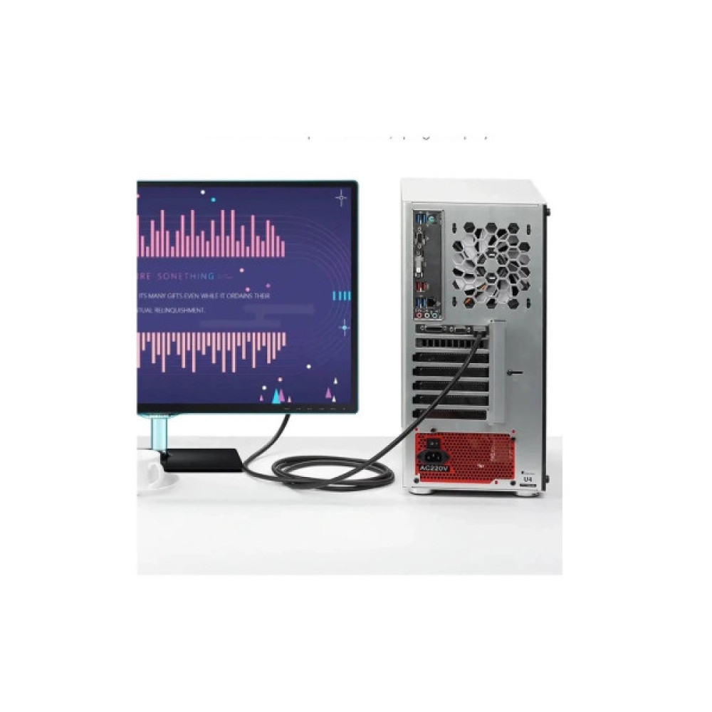 Кабель мультимедійний HDMI M to DVI M 1.0m black Vention (ABFBF)