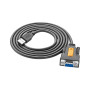 Кабель для передачі даних USB to COM F 1.5m DB9 RS-232 CR104 black Ugreen (20201)