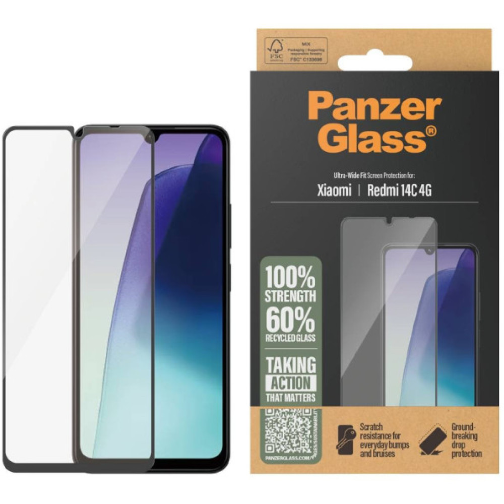Скло захисне PANZERGLASS Xiaomi 14C 4G Ultra-Wide Fit (PG_PGRNUWFG58421) Скло захисне PANZERGLASS Xiaomi 14C 4G Ultra-Wide Fit (PG_PGRNUWFG58421)