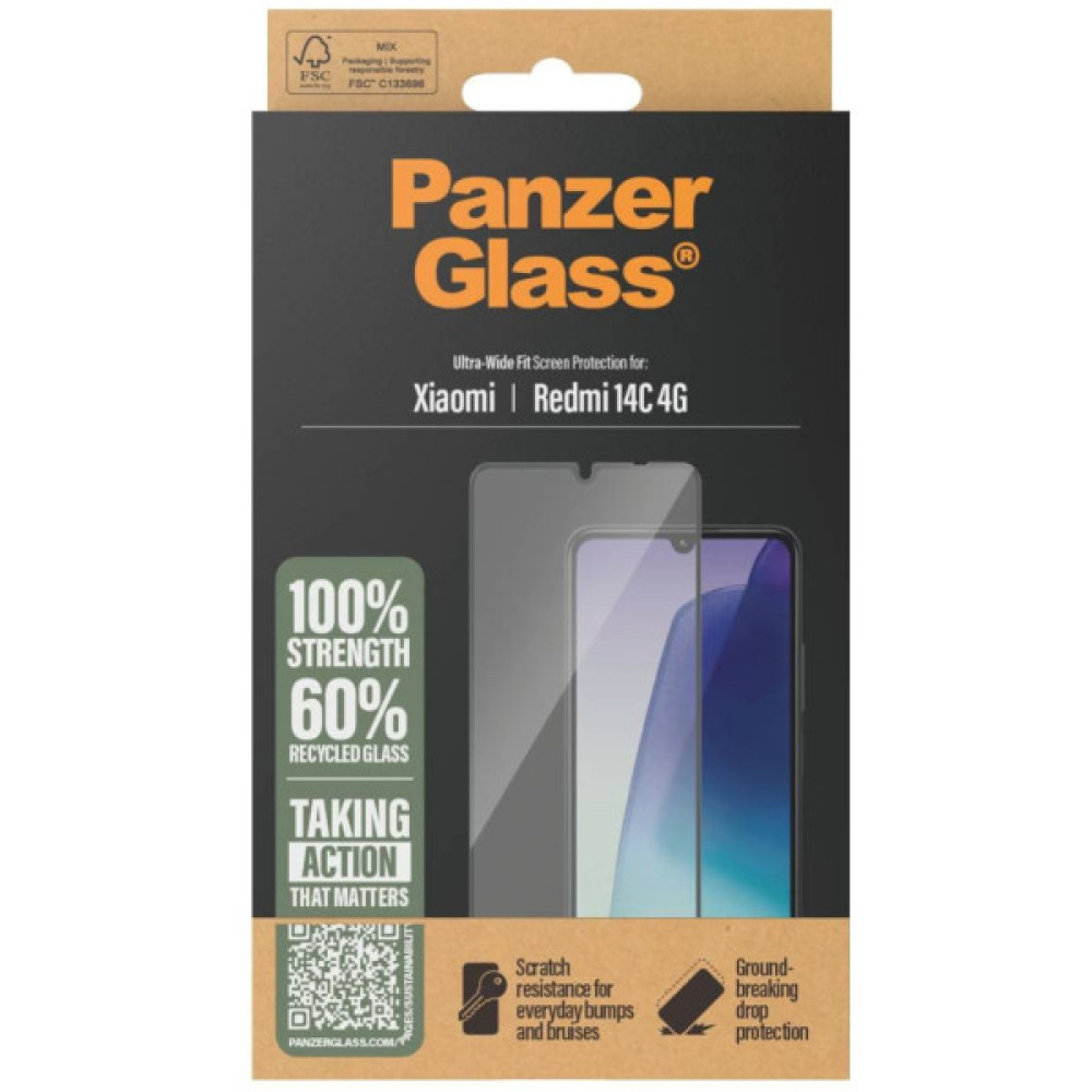 Скло захисне PANZERGLASS Xiaomi 14C 4G Ultra-Wide Fit (PG_PGRNUWFG58421) Скло захисне PANZERGLASS Xiaomi 14C 4G Ultra-Wide Fit (PG_PGRNUWFG58421)