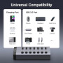 Концентратор Ugreen USB 3.0 to 7xUSB 3.0 with power supply CM481 gray (90307) Концентратор Ugreen USB 3.0 to 7xUSB 3.0 with power supply CM481 gray (90307)