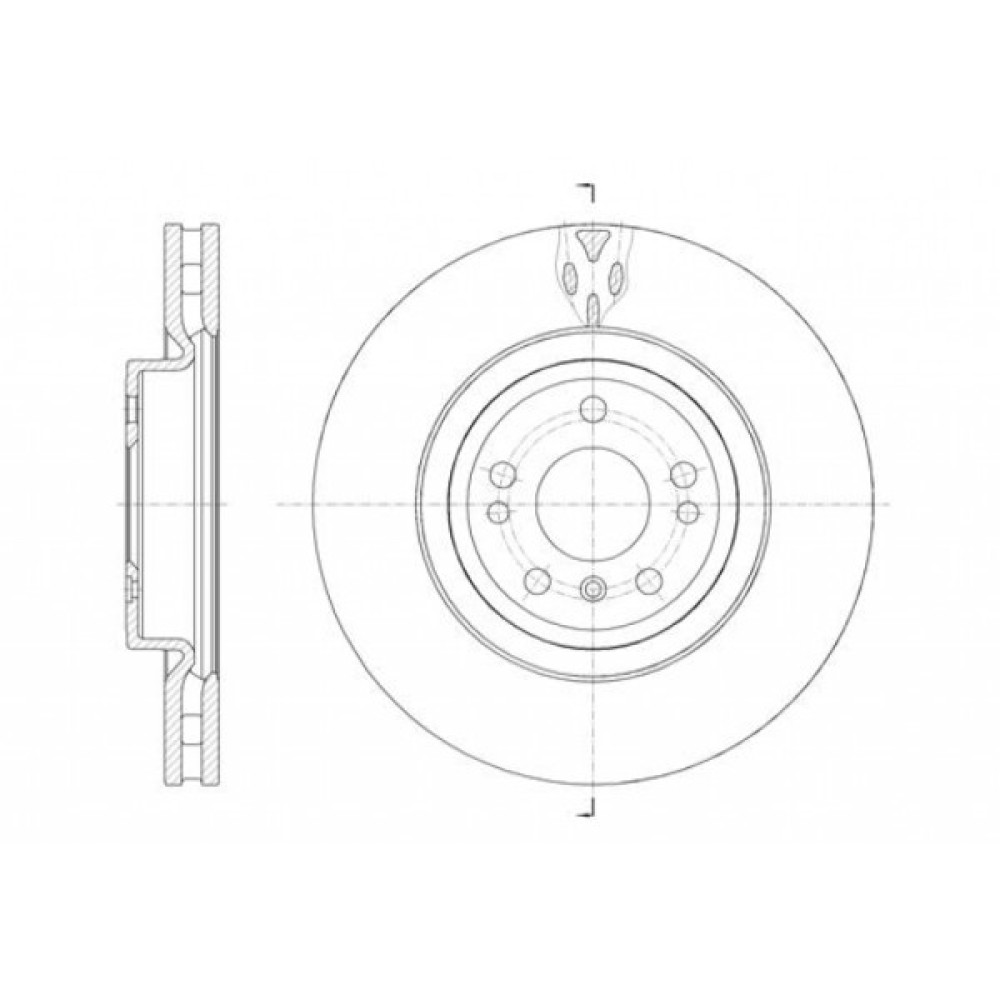 Гальмівний диск REMSA 61576.10