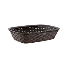 Хлібниця Irak Plastik 2,5 л під ротанг коричнева (12073)