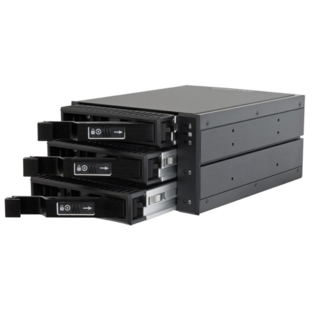 Бекплейн Chieftec 2x5.25"/3x3.5" Hot-Swap Aluminium (CBP-2131SAS)
