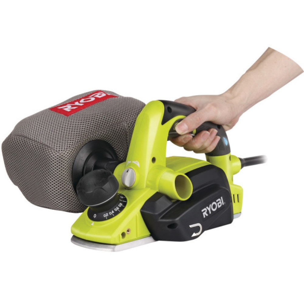 Рубанок Ryobi EPN6082CHG 600Вт 82мм стругання до 1.5мм виборка 0.5мм шпунт до 8мм 3.1кг сумка