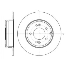 Гальмівний диск REMSA 6989.00