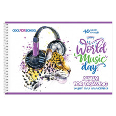 Альбом для малювання Cool For School на пружині, 40 аркушів (CF60904-06)