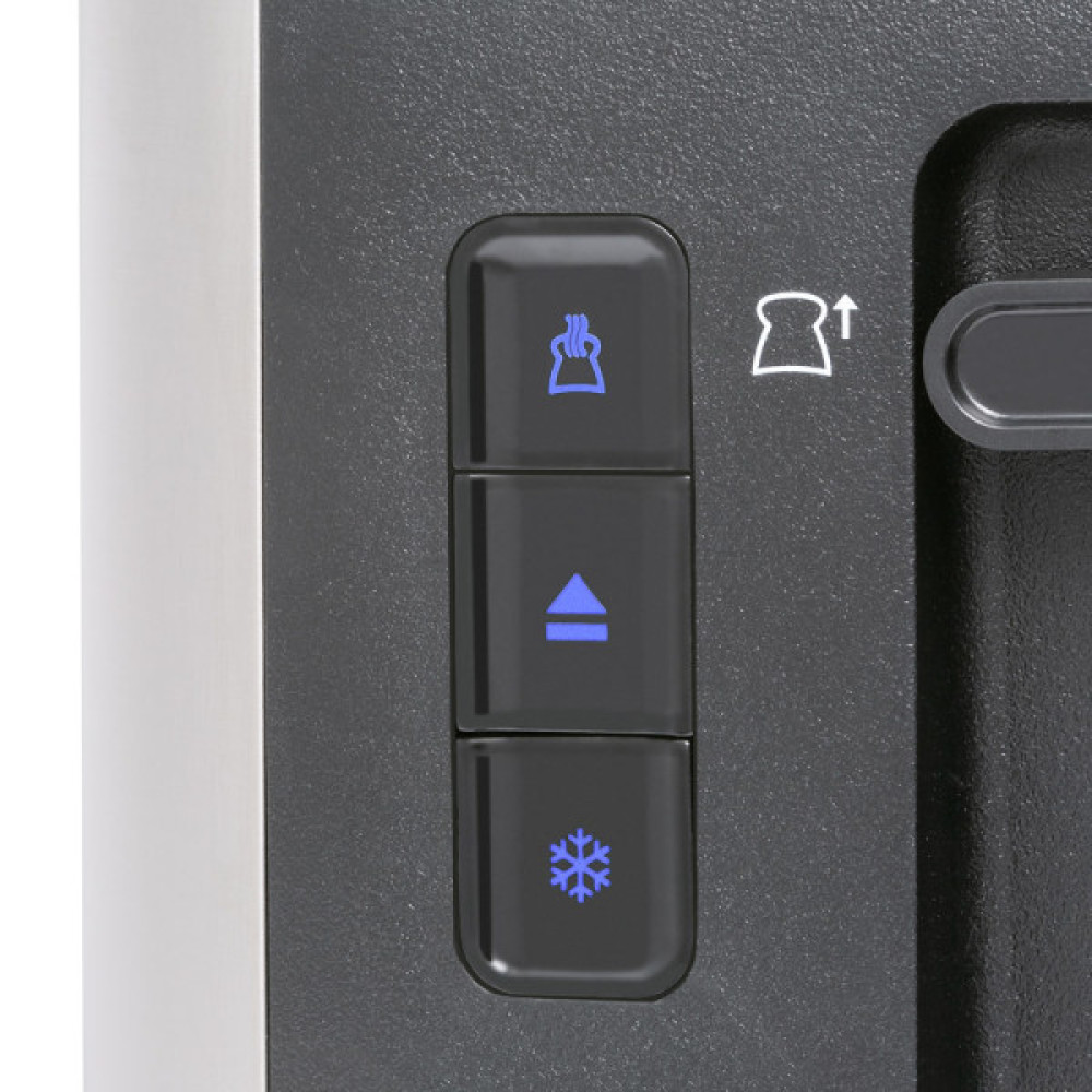 Тостер  Russell Hobbs Heaton, нержав., підігрів,разморозка, чорний+нерж