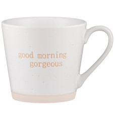 Чашка Ardesto Good Morning, 370мл, кераміка, білий (AR3031)