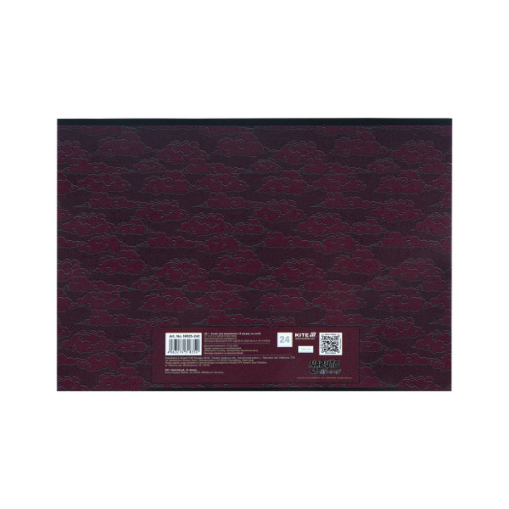 Альбом для малювання Kite Naruto, 24 аркуша (NR25-242)