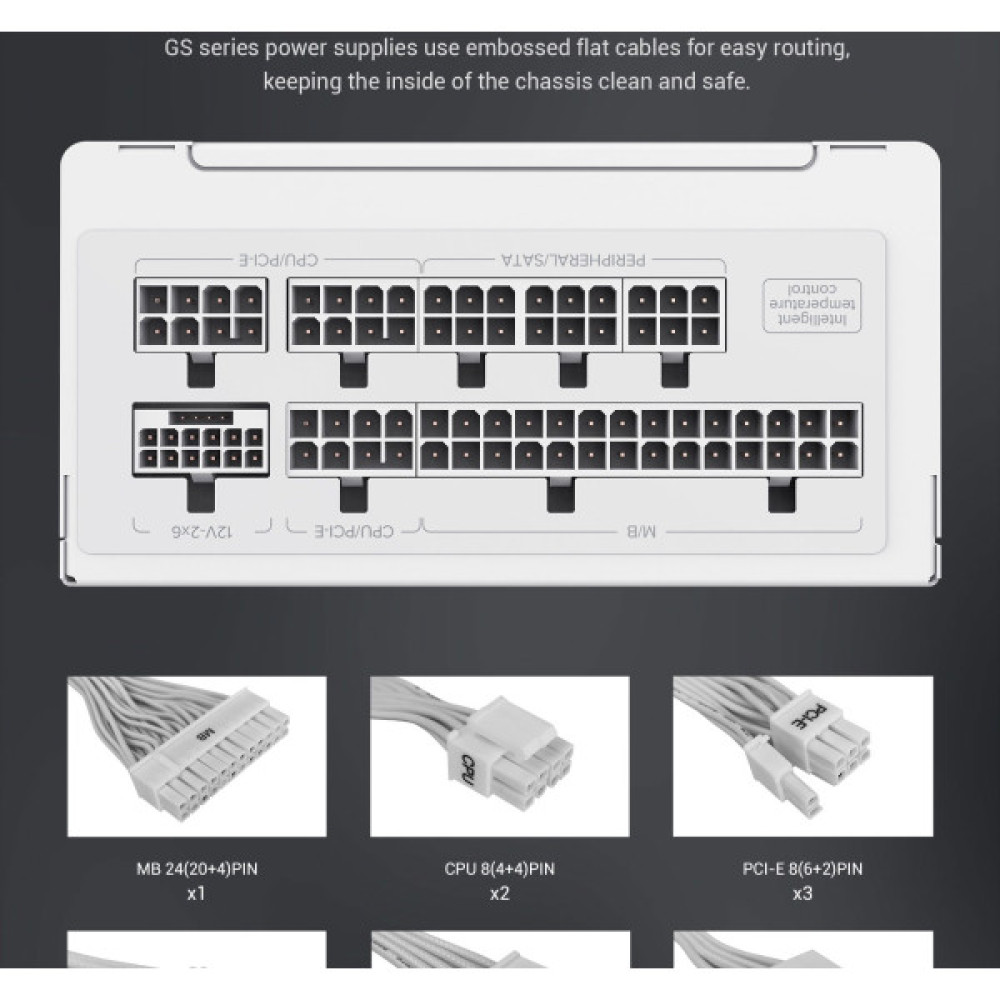 GAMEMAX GS 750G WH V25