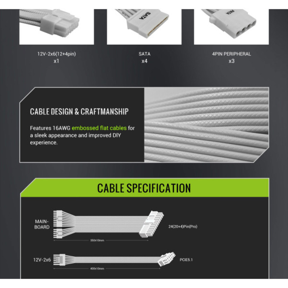 GAMEMAX GS 750G WH V25