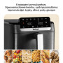 Мультипіч Tefal Easy Fry Crispy Stack, 2700Вт, чаша-6+4л, сенсорне керув., 2 чаши, гриль, пластик, чорний