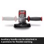 Шліфувальна машина Einhell Professional, TP-AG 18/125 CE Q Li-Solo, 18V, 4Ah, 125мм, 3000–10500об/хв, ЗП, 1.69кг (4431155K)