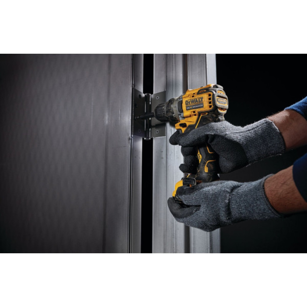 Дриль-шурупокрут DeWalt безщітковий XR Li-Ion 12В акб 2х2А·год 57.5Нм 425-1500об/хв патрон 10мм ЗП кейс 1.1кг