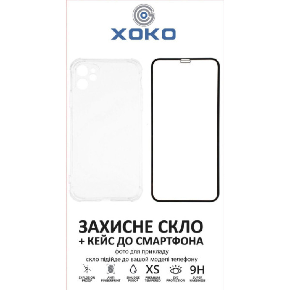 Чохол до мобільного телефона XoKo Ultra Thin Proof + Glass Full Cover Ultra-Thin iPhone 14 Plus Black (XK-CS-ULT-AP-IP14PL) Чохол до мобільного телефона XoKo Ultra Thin Proof + Glass Full Cover Ultra-Thin iPhone 14 Plus Black (XK-CS-ULT-AP-IP14PL)