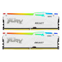 Модуль пам'яті для комп'ютера DDR5 32GB (2x16GB) 6800 MHz Beast White RGB EXPO Kingston Fury (ex.HyperX) (KF568C34BWEAK2-32) Модуль пам'яті для комп'ютера DDR5 32GB (2x16GB) 6800 MHz Beast White RGB EXPO Kingston Fury (ex.HyperX) (KF568C34BWEAK2-32)