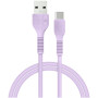Дата кабель USB 2.0 AM to USB-C 1.2m Purple ACCLAB (1283126518270)